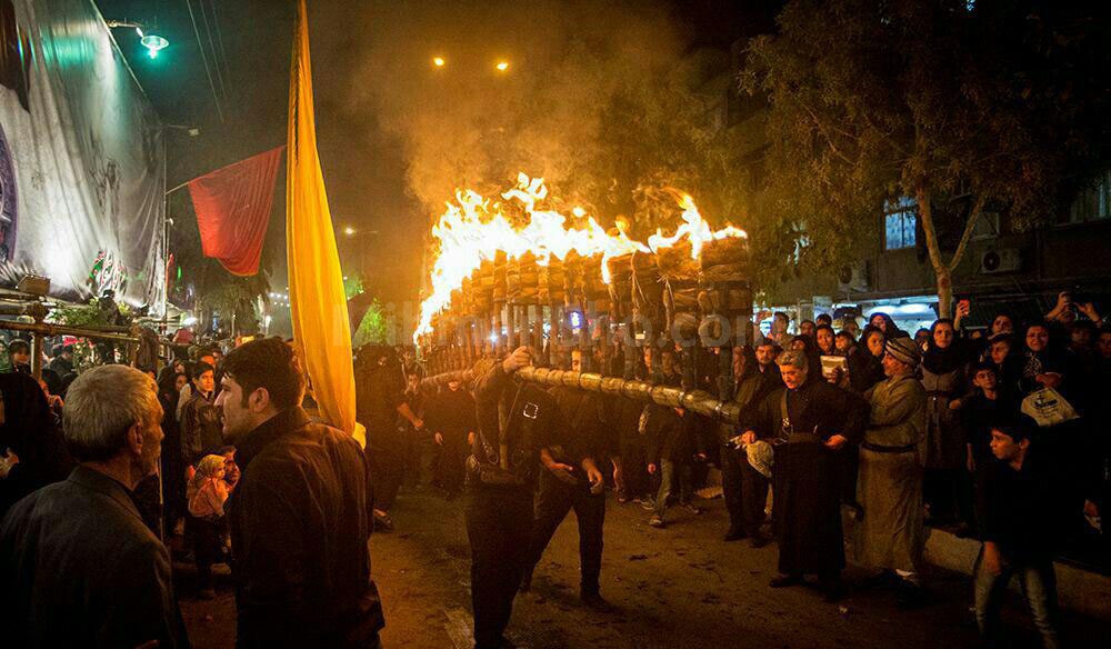 عزاداری - مشعل گردانی - میهمان شو